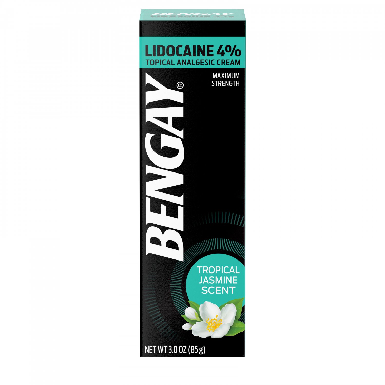 Bengay Pain Relieving Lidocaine Cream Tropical Jasmine 3 oz