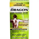 Dragon Lidocaine Pain Numbing Cream with Lidocaine 2.7 Oz.
