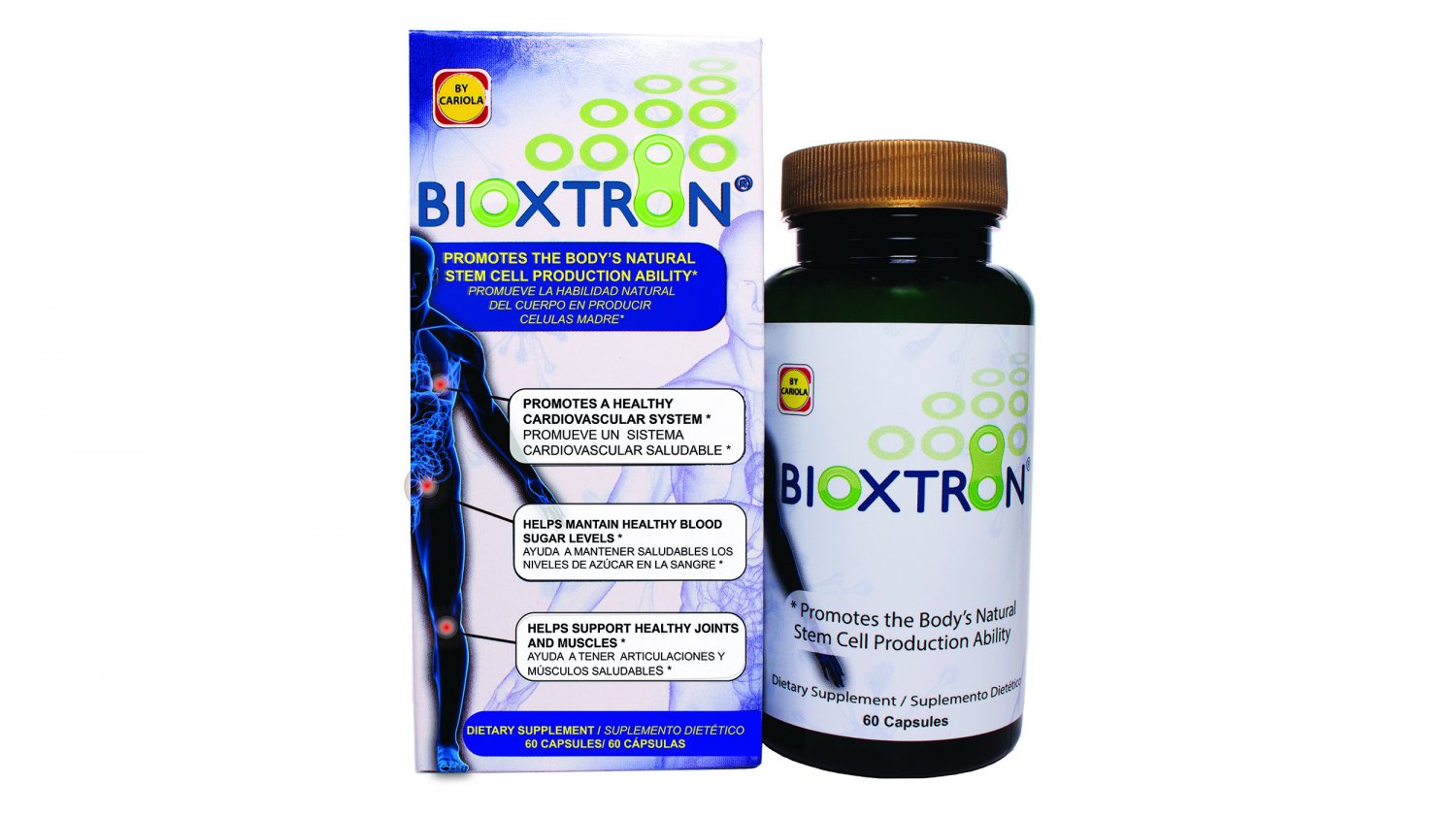 Bioxtron Natural AFA Stem Cell Supplement 60 Capsules