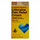 CVS Lidocaine Pain Relief Cream External Analgesic 2.7 oz