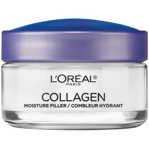 L'Oreal Paris Moisture Filler Facial Day Night Cream lightweight Collagen 1.7 oz