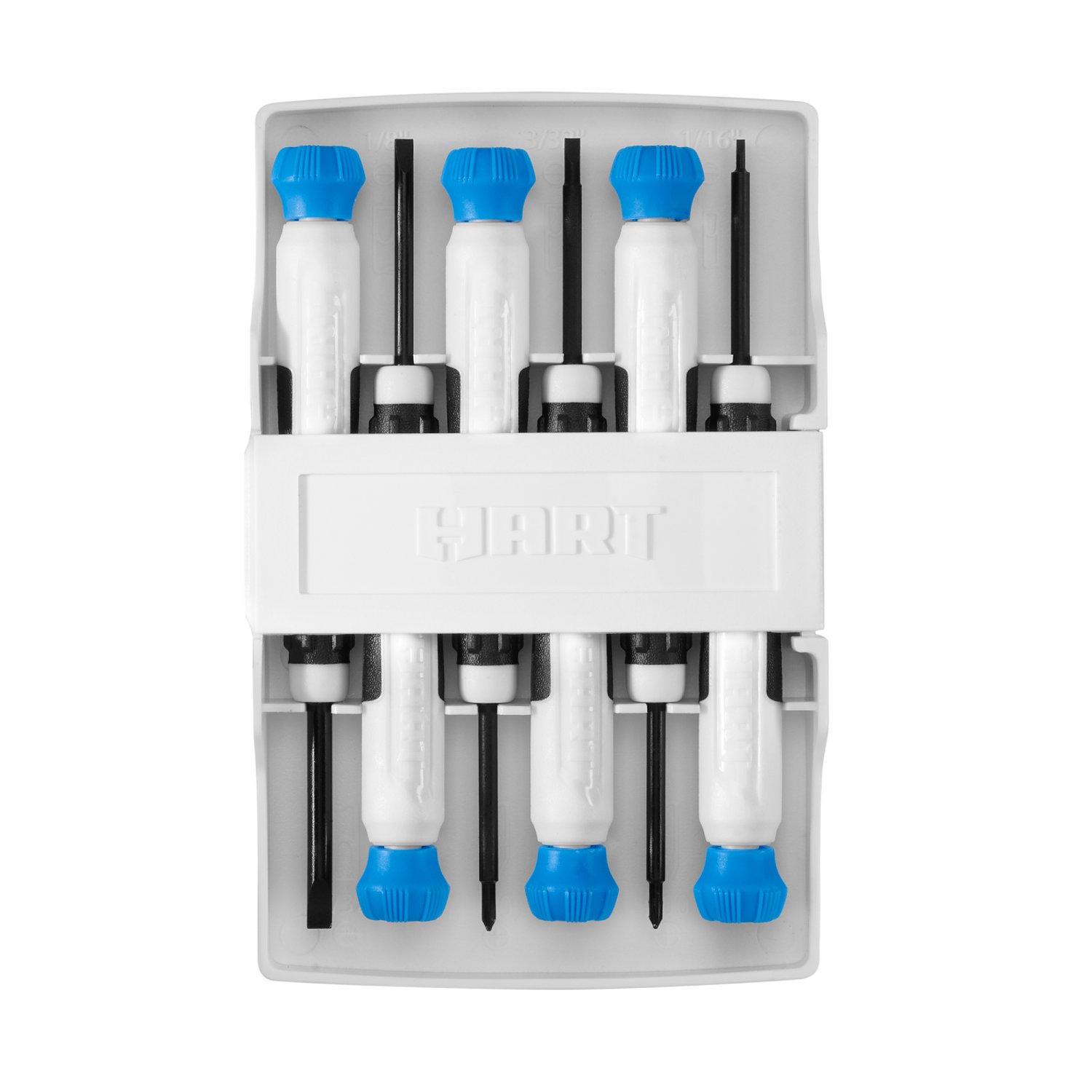 HART 6Piece Precision Screwdriver Set with Comfort Grip