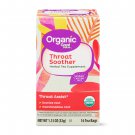 Great Value Organic Herbal Tea Supplement Throat Soother (1.13 Oz 16 Tea Bags Box) 2 Boxes