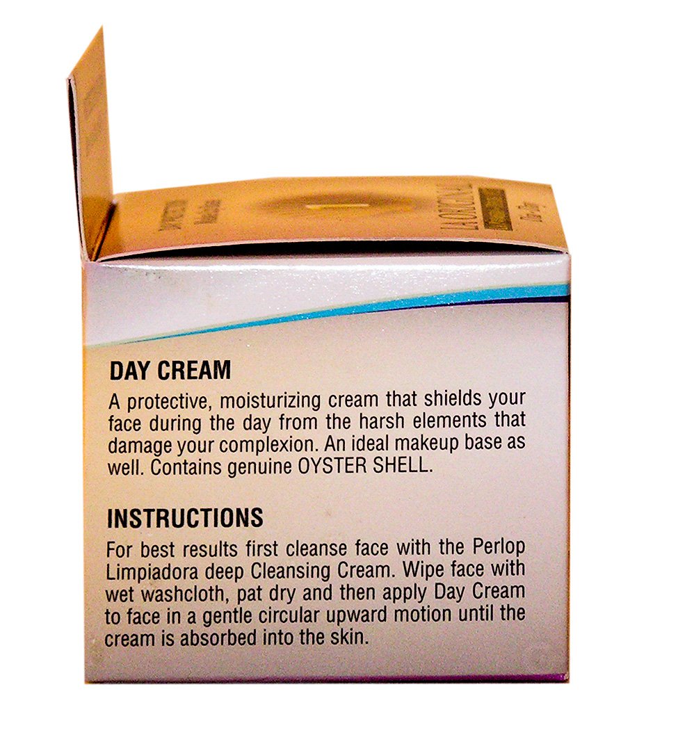 Concha Nacar Perlop Day Cream Genuine Nacar Shell 2 Oz