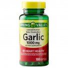 Spring Valley Odorless Garlic Softgels 1000mg 100 Softgels