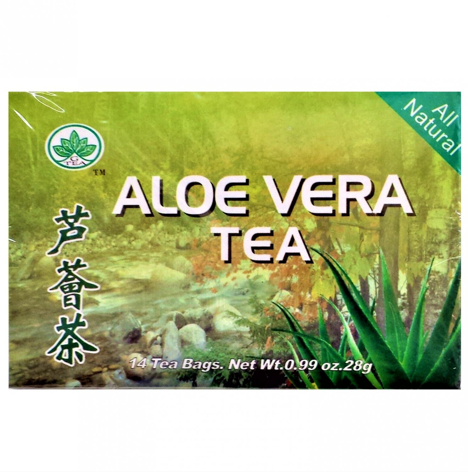 Go To Aloe Vera Tea 14 Tea Bags Box 2 Boxes