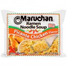 Maruchan Soup Ramen Noodle Picante Chicken Flavor 8 Pack
