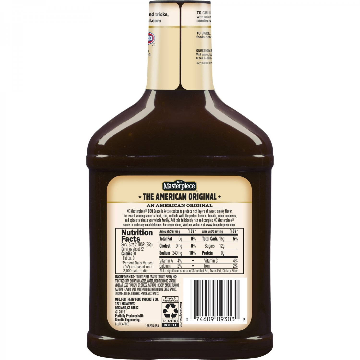 KC Masterpiece Original Barbecue Sauce 40 Oz