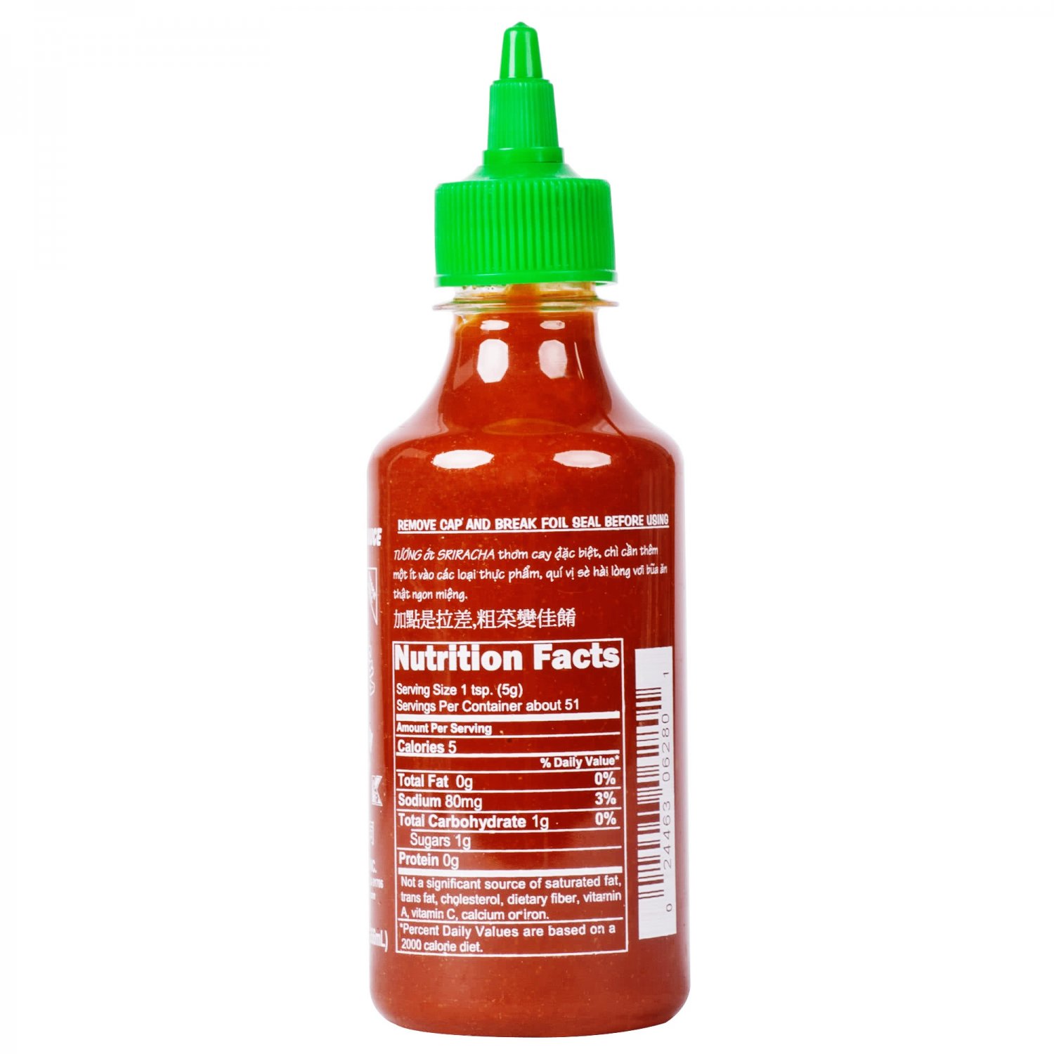 Huy Fong Sriracha Hot Chili Sauce 9 Oz