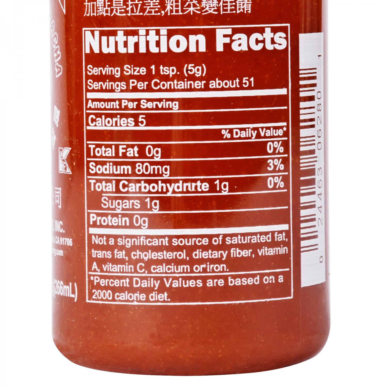 Huy Fong Sriracha Hot Chili Sauce 9 Oz