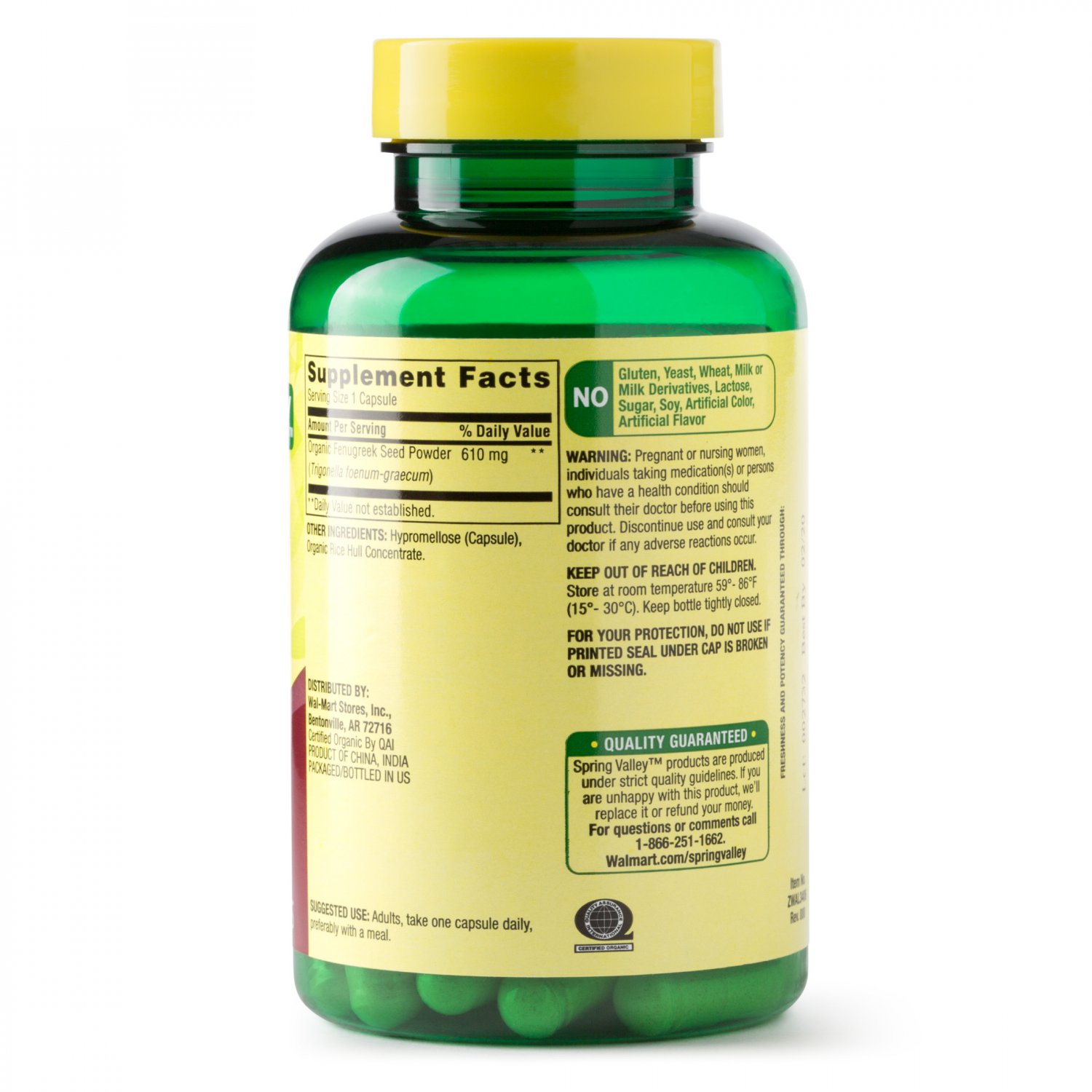 Fenugreek Capsules Spring Valley at Michael Williams blog