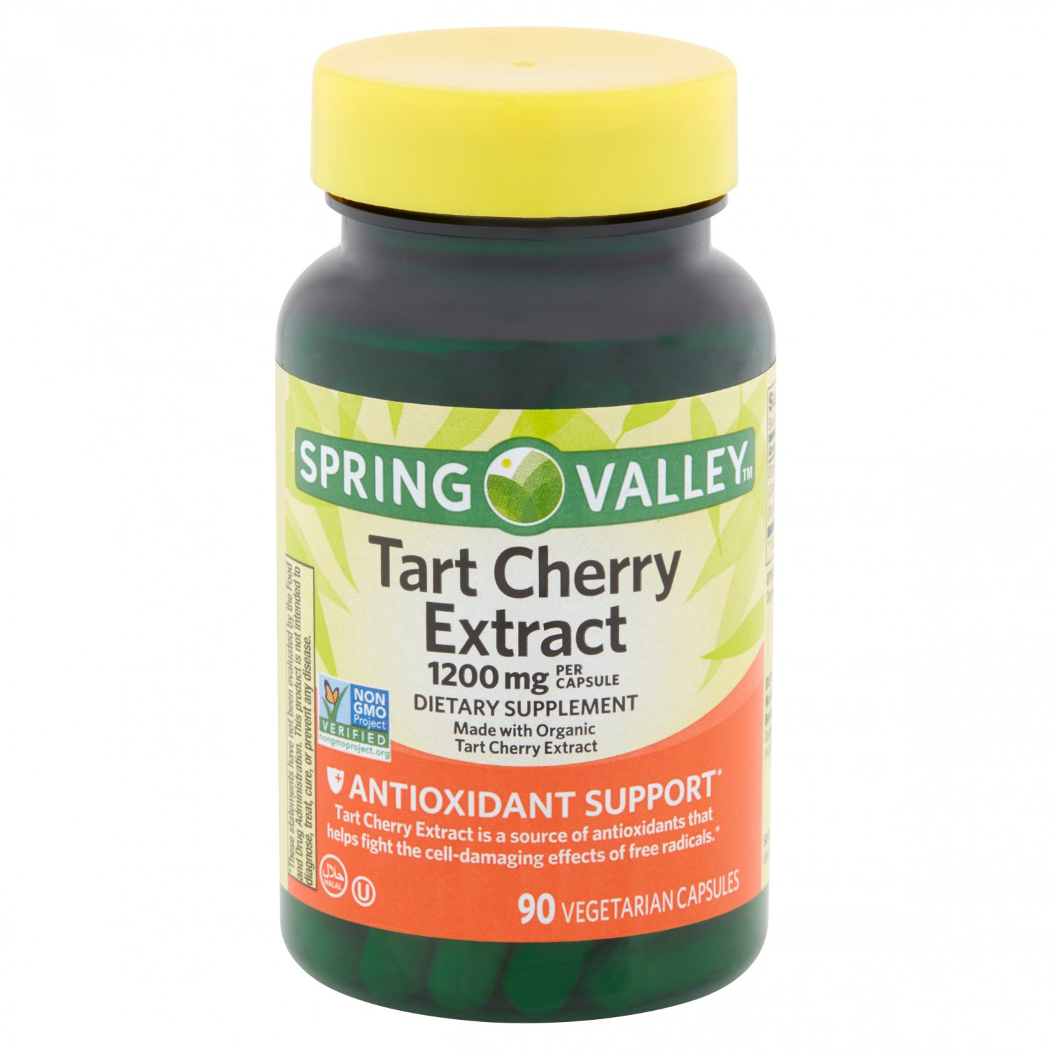 Spring Valley Tart Cherry Extract Vegetarian Capsules 1200mg, 90 count