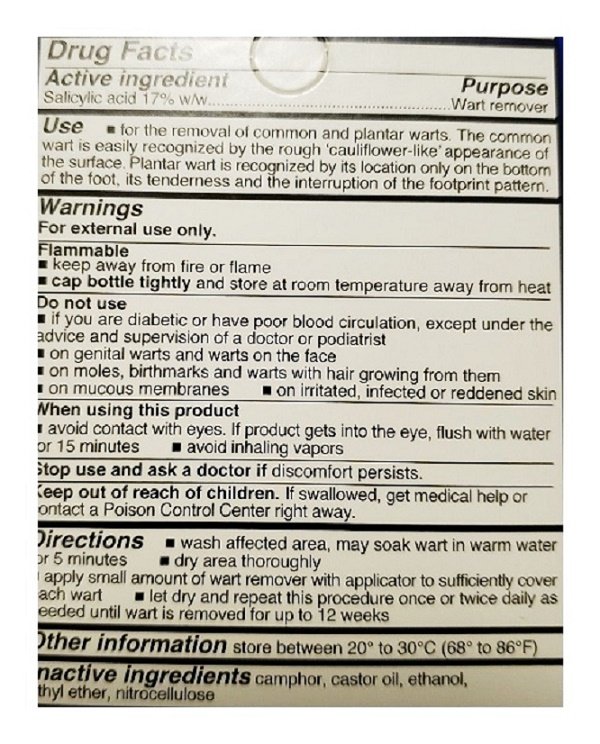 CVS Health Wart Remover Maximum Strength Liquid With Salicylic Acid 0.5 Oz