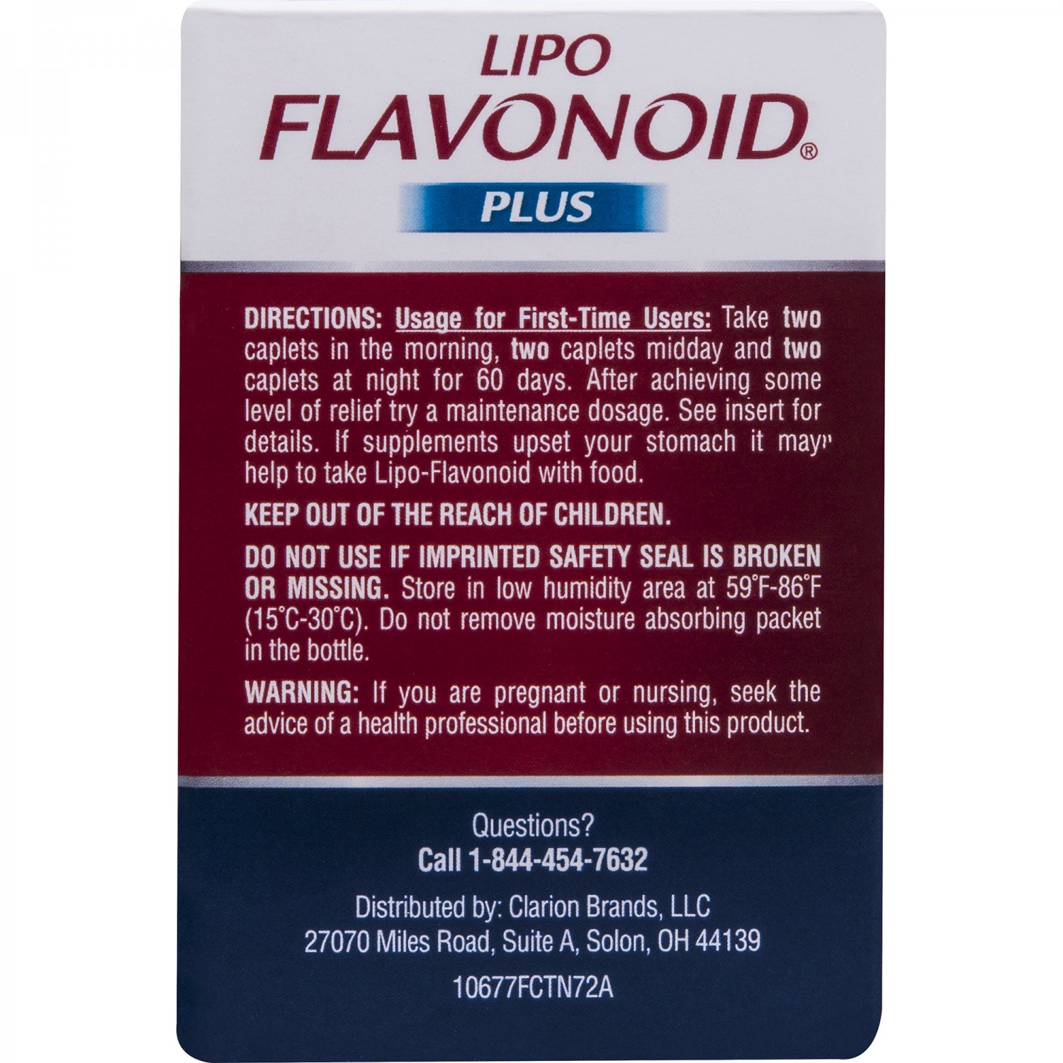 LipoFlavonoid Plus Ear Health Supplement ( For Ear Ringing Tinnitus
