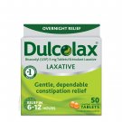Dulcolax Laxative Tablets Reliable Overnight Relief 50 Tablets