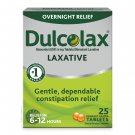 Dulcolax Laxative Tablets Reliable Overnight Relief 25 Tablets