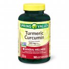 Spring Valley Turmeric Curcumin Vegetarian Capsules with Ginger Powder, 500 mg, 180 Count