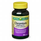 Spring Valley Chromium 1,000 mcg Metabolism Support 100 Tablets