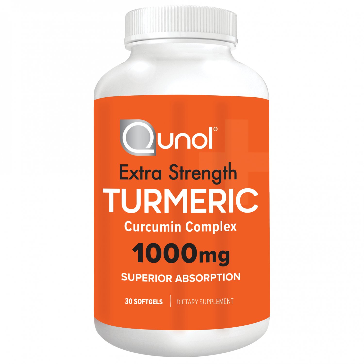 Qunol Turmeric Curcumin with Ultra High Absorption 1000 mg 30 Softgels