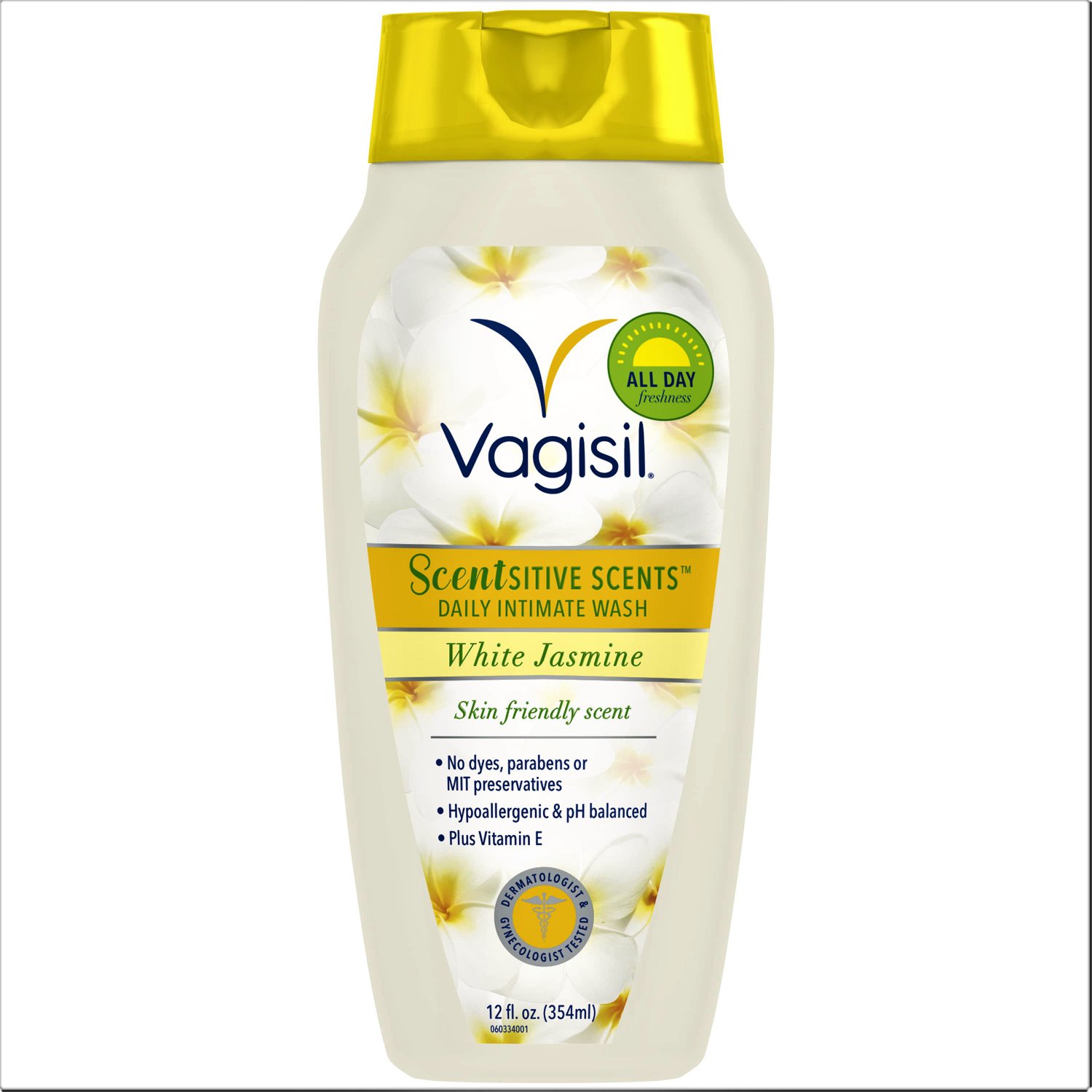 Vagisil Scentsitive Scents Daily Intimate Wash White Jasmine 12 Oz