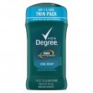 Degree Men Antiperspirant Deodorant Stick Cool Rush 2.7 oz (Pack of 2)