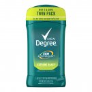 Degree Men Extreme Blast Antiperspirant Deodorant Stick 2.7 oz Pack of Two