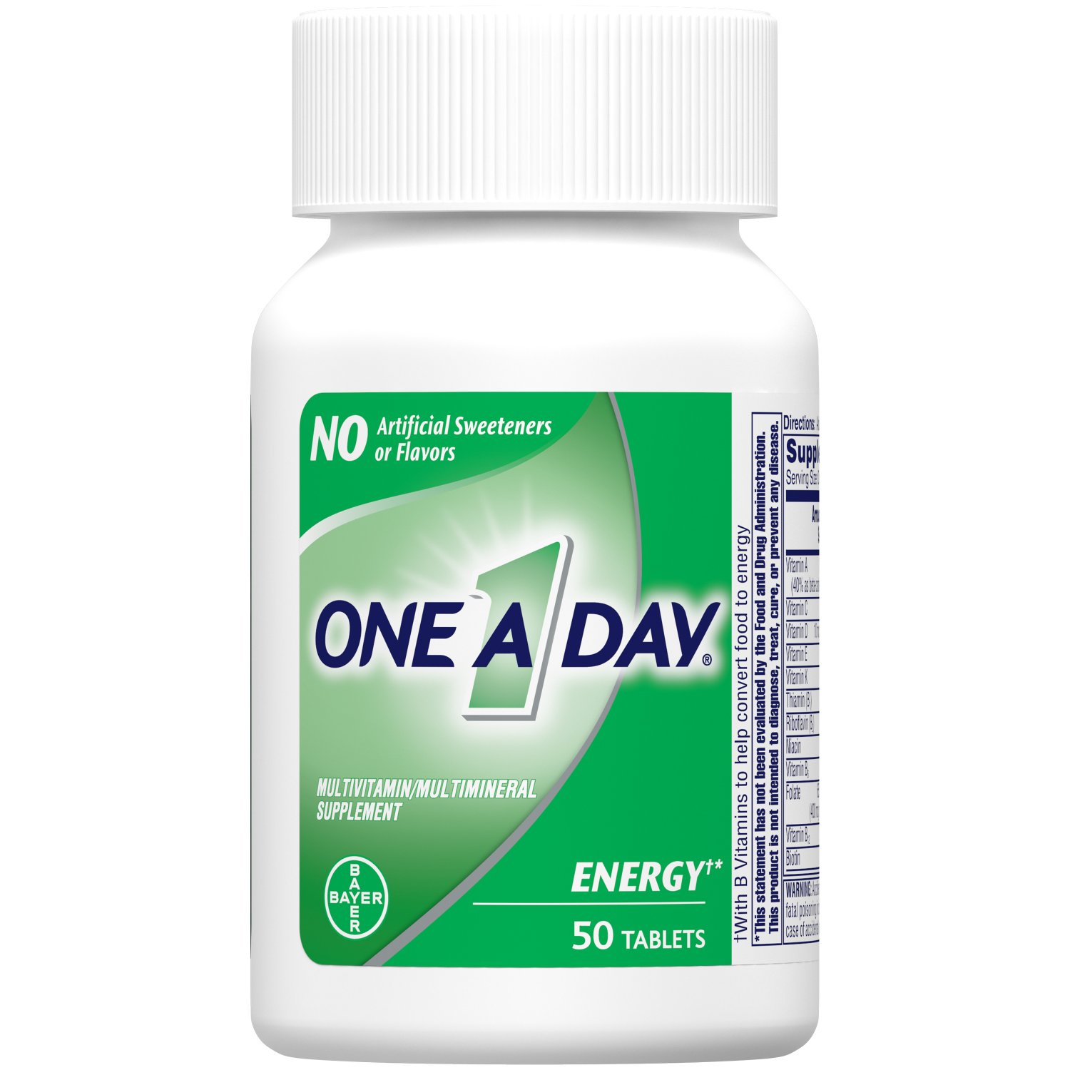One A Day Energy Multivitamin Tablets, Multivitamins for Men & Women