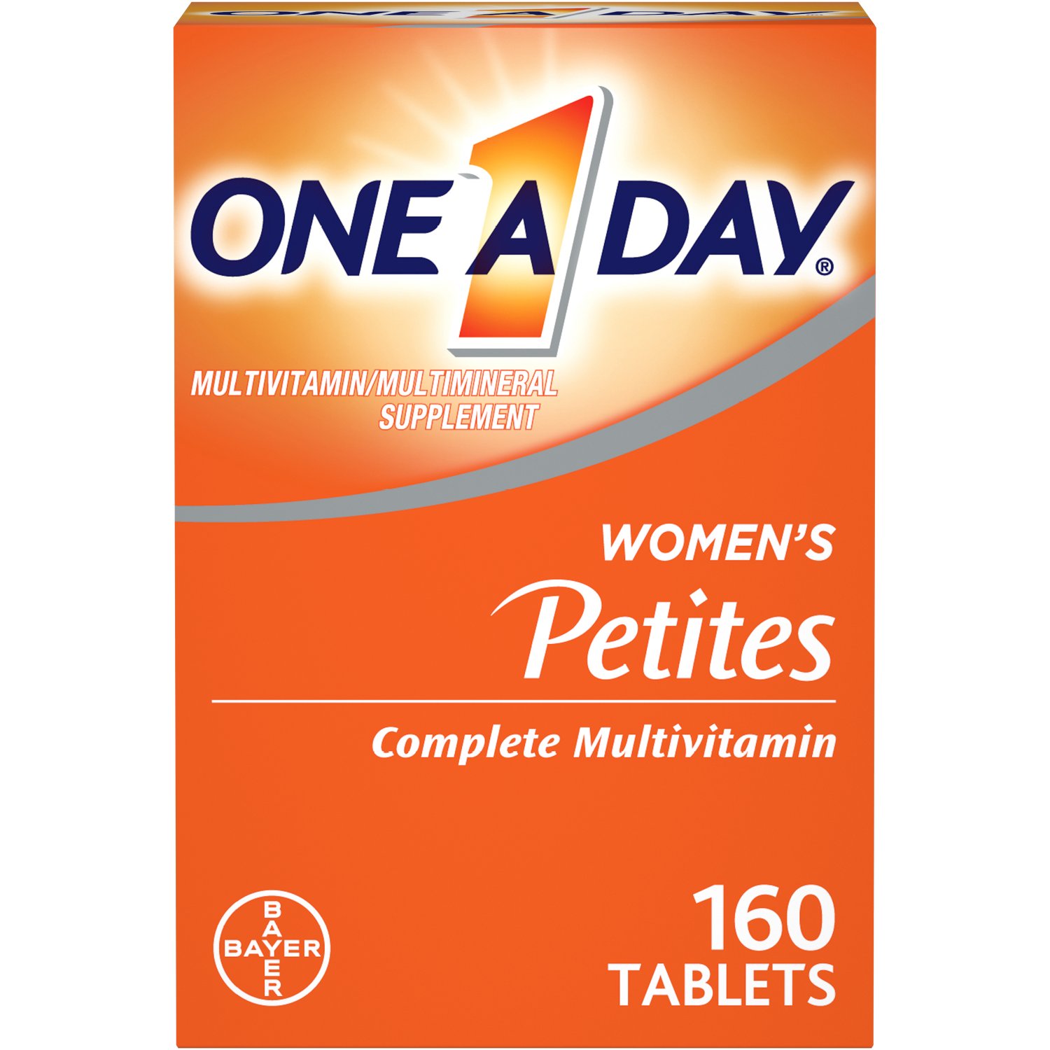 One A Day Women's Petites Tablets Multivitamins for Women 160 Count