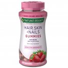 Nature's Bounty Hair Skin and Nails Gummy Vitamins With Biotin 80 Gummies