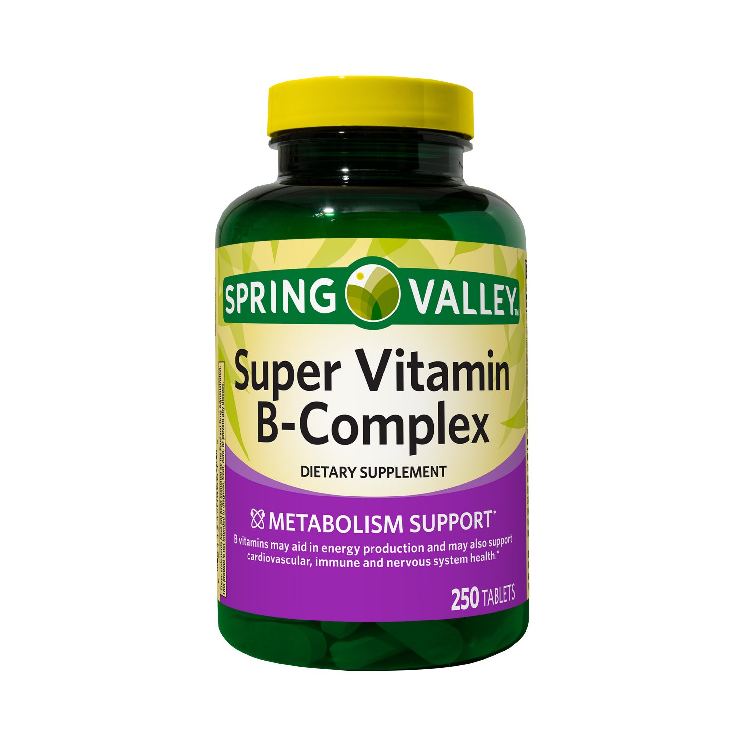 Spring Valley Super B-Complex Metabolism Support 250 Tablets