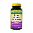 Spring Valley Super B-Complex Metabolism Support 100 Tablets