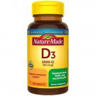 Nature Made Vitamin D3 2000 IU (50 mcg) 100 Tablets