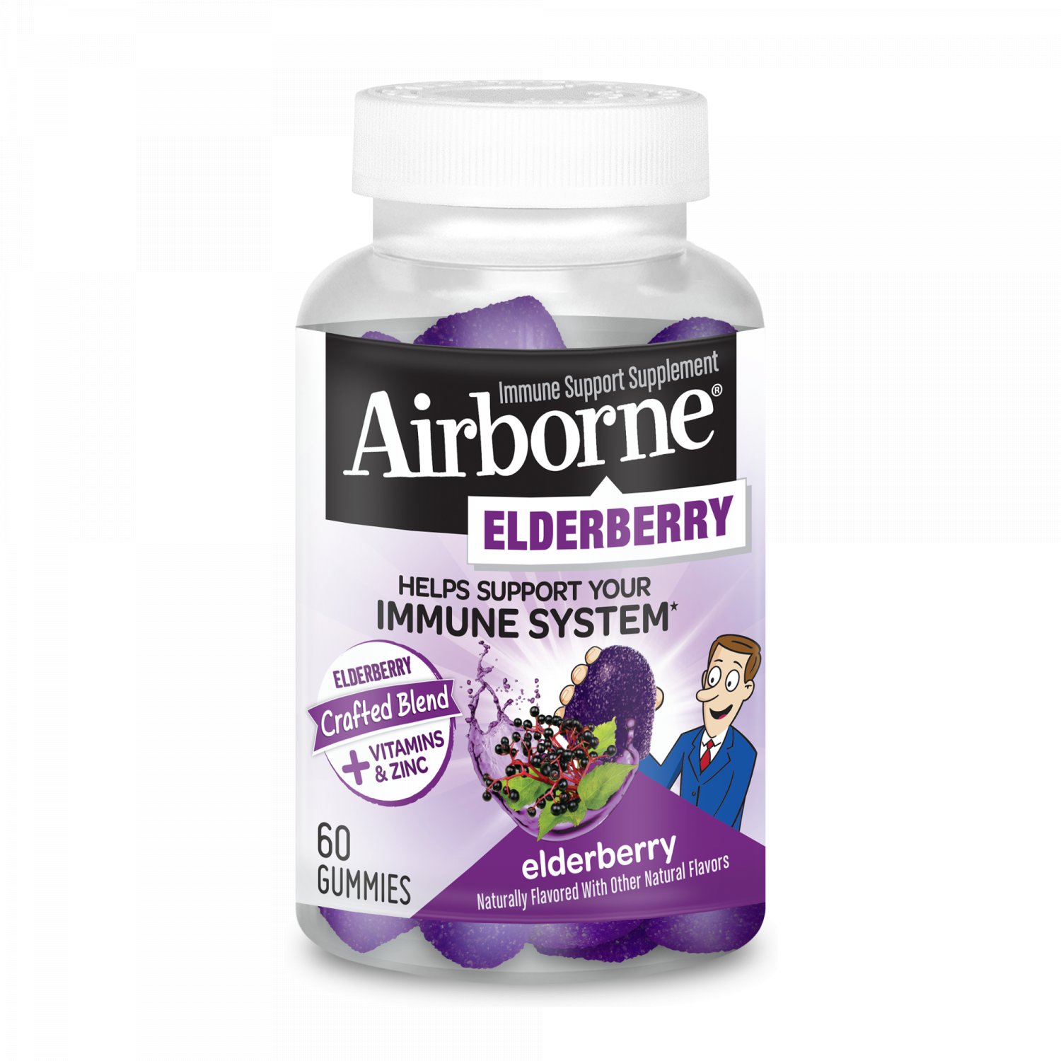 Жевательные витамины с бузиной. Zinc Elderberry. Zand Elderberry Zinc. Airborne immune support. E zinc