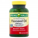 Spring Valley Flaxseed Oil 1000 mg & Omega 450 mg Fatty Acid Supplements 100 Softgels