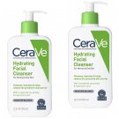 CeraVe Hydrating Facial Cleanser, Daily Face Wash for Normal to Dry Skin 12 Oz (Pack of 2)