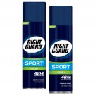 Right Guard Sport Antiperspirant Deodorant Aerosol Spray Fresh 6 Oz (2 Pack)