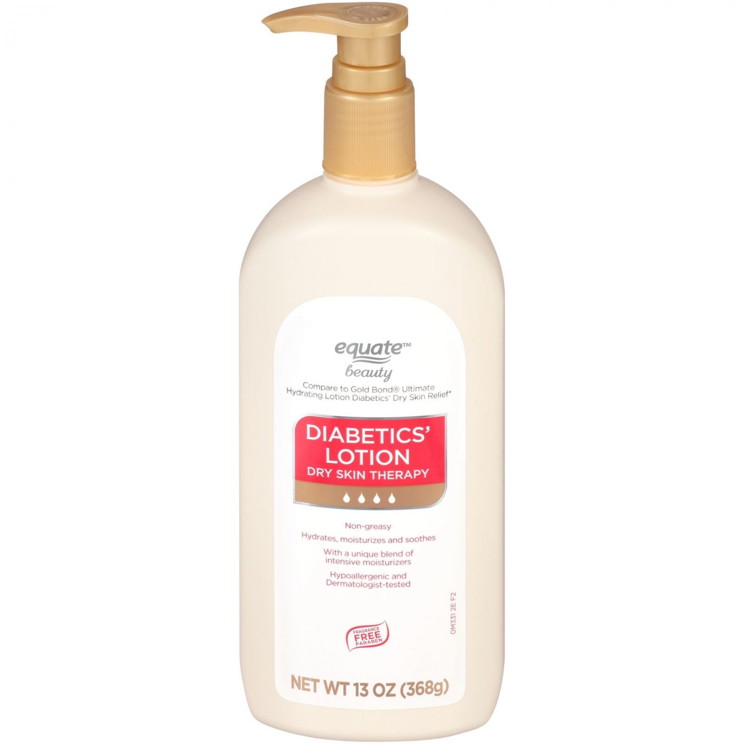Equate Beauty Diabetic Lotion Dry Skin Therapy 13 oz