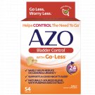 AZO Bladder Control with Go-Less Reduces Occasional Urgency & Leakage 54 Count