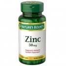 Nature's Bounty Zinc 50 mg Supports Immune System Caplets, 100 Count