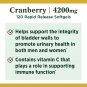 Nature's Bounty Cranberry Softgels, 4200 Mg, 120 Count