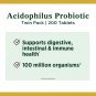 Nature's Bounty Acidophilus Probiotic Tablets, 100 Count