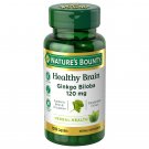 Nature's Bounty Ginkgo Biloba Capsules, Healtly Brain 120 Mg, 100 Count