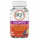 Align Prebiotic + Probiotic Supplement Gummies, Natural Flavors 60 Count