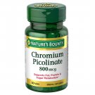 Nature's Bounty Chromium Picolinate Tablets, 800 mcg, 50 Count