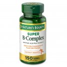 Natures Bounty Super B-Complex with Folic Acid plus Vitamin C, 150 Coated Tablets