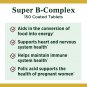 Natures Bounty Super B-Complex with Folic Acid plus Vitamin C, 150 Coated Tablets
