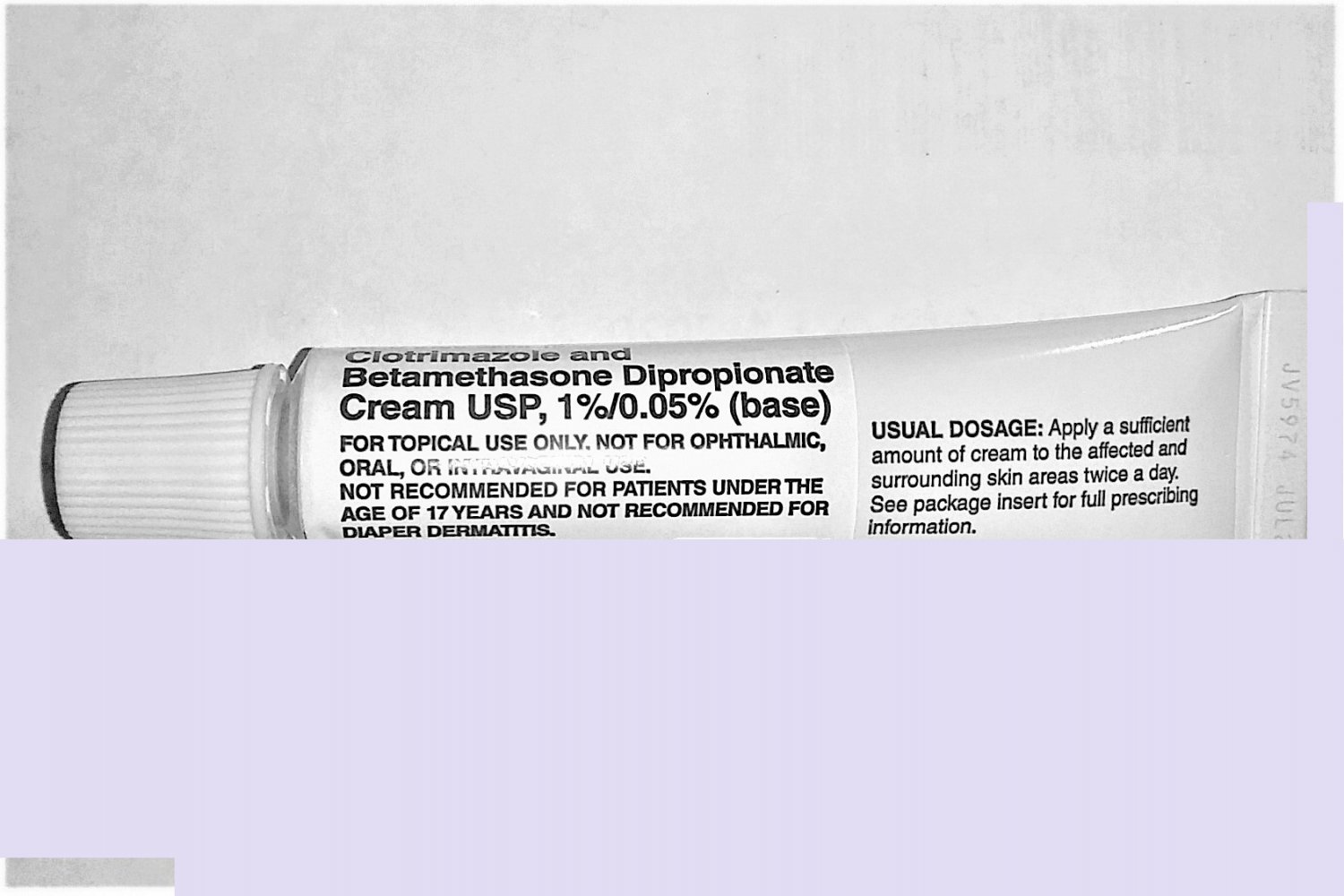 Clotrimazole And Betamethasone Cream 1%, 0.5 Oz Tube (Pack Of 2 Tubes)