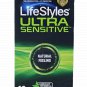 LifeStyles Ultra Sensitive Latex Condoms 12 Count
