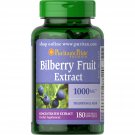 Puritans Pride Bilberry 1000 mg, 180 Softgels