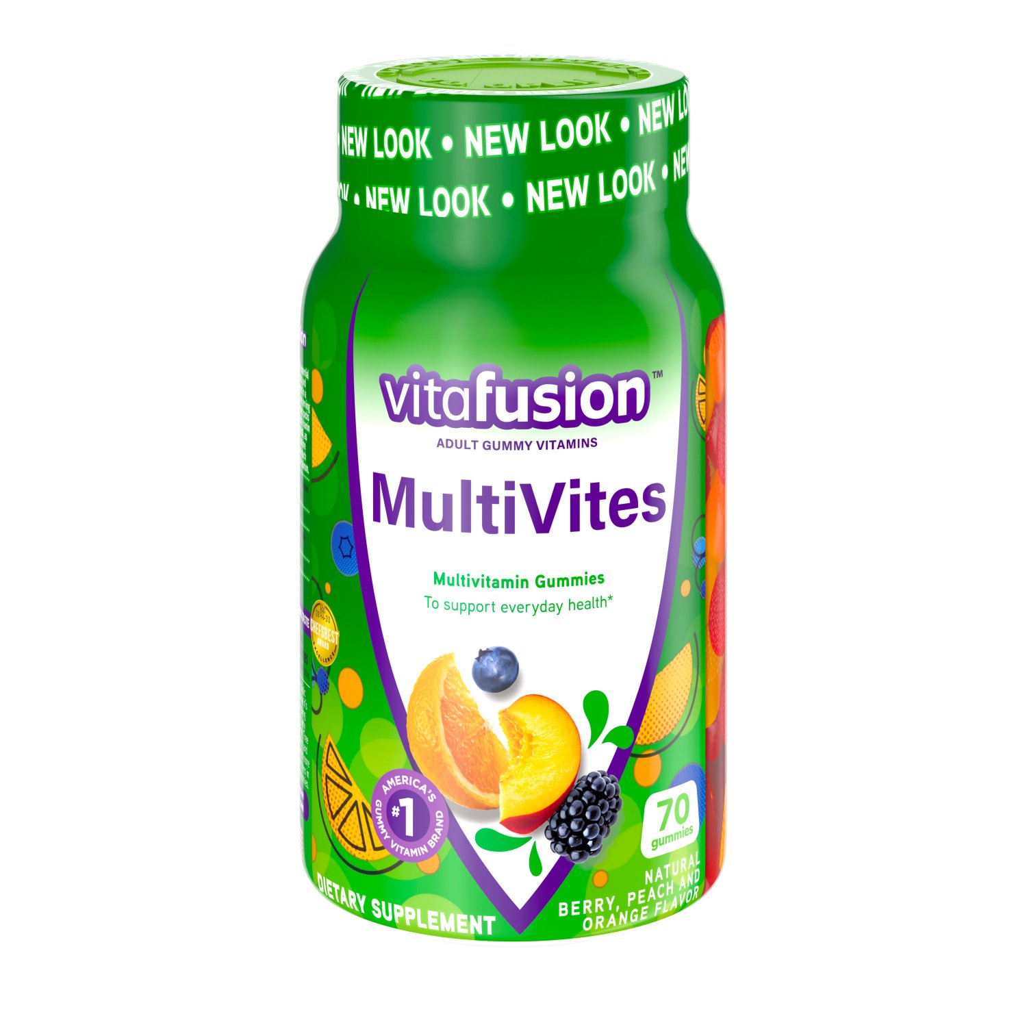 Vitafusion MultiVites Gummy Vitamins, 70 Count